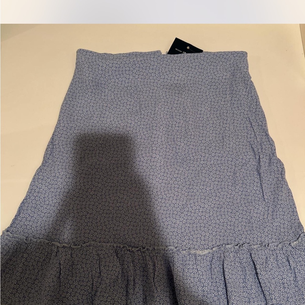brandy melville rare Blue Floral Skirt